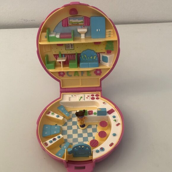 Vintage 1989 Bluebird Polly Pocket Cafe - Picture 1 of 8